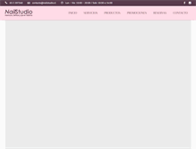 Tablet Screenshot of nailstudio.cl